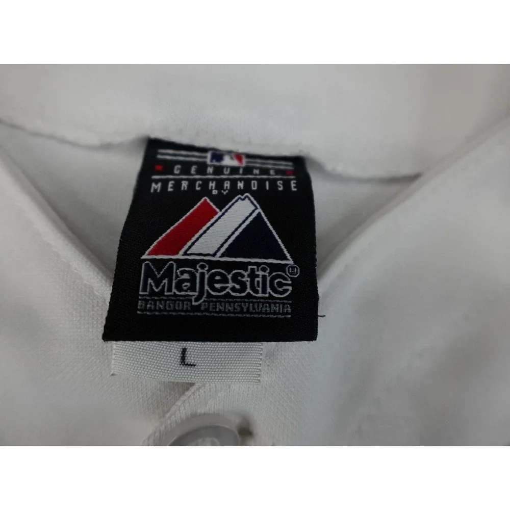 Majestic Baseball Jersey‎ Youth Large White 2011 World Series David Freese 23